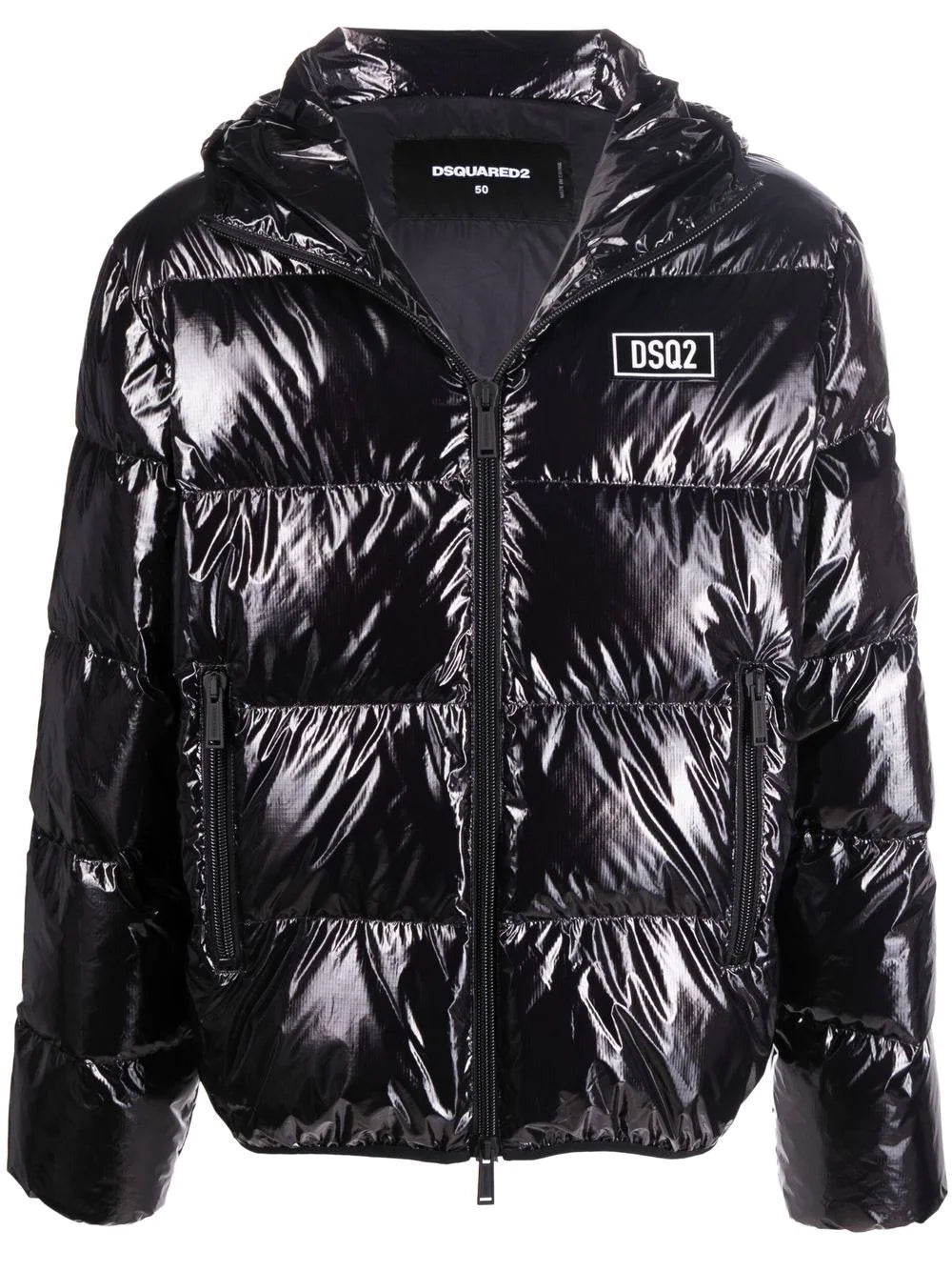 DSQUARED2 Hooded Puffer Jacket Black