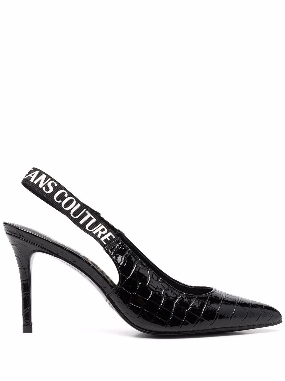 VERSACE JEANS COUTURE WOMEN Croc Effect Heels