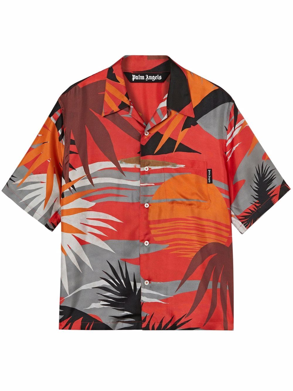 PALM ANGELS Hawaii Bowling Shirt