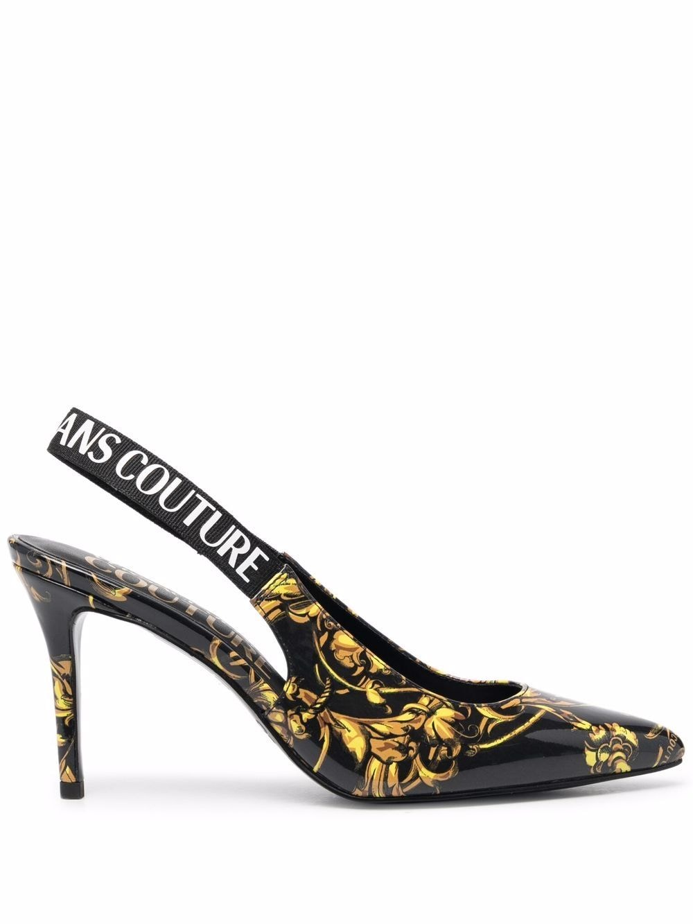 VERSACE JEANS COUTURE WOMEN Baroque Print Heels