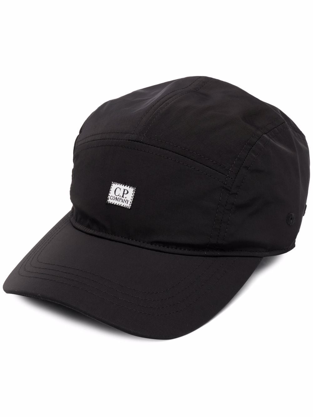 C.P COMPANY Logo Patch Cap Black