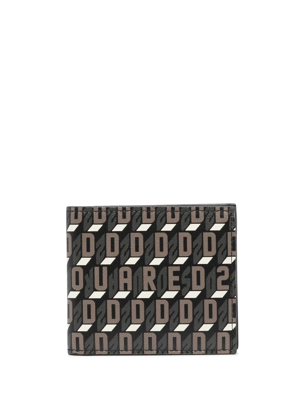 DSQUARED2 Geometric-print wallet Black