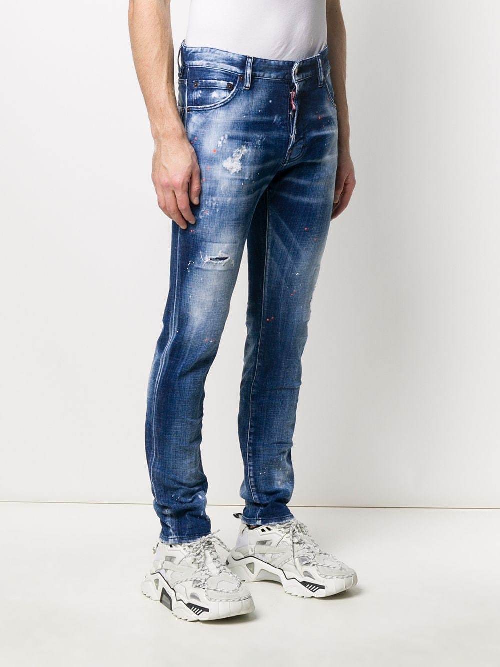 dsquared paint splatter jeans