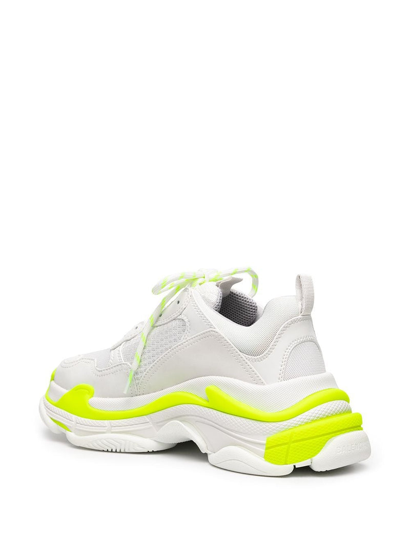 Balenciaga Triple S Vintage TPU Sports Shoes Fluorescent Green  Sneakers  Balenciaga sneakers Balenciaga trainers