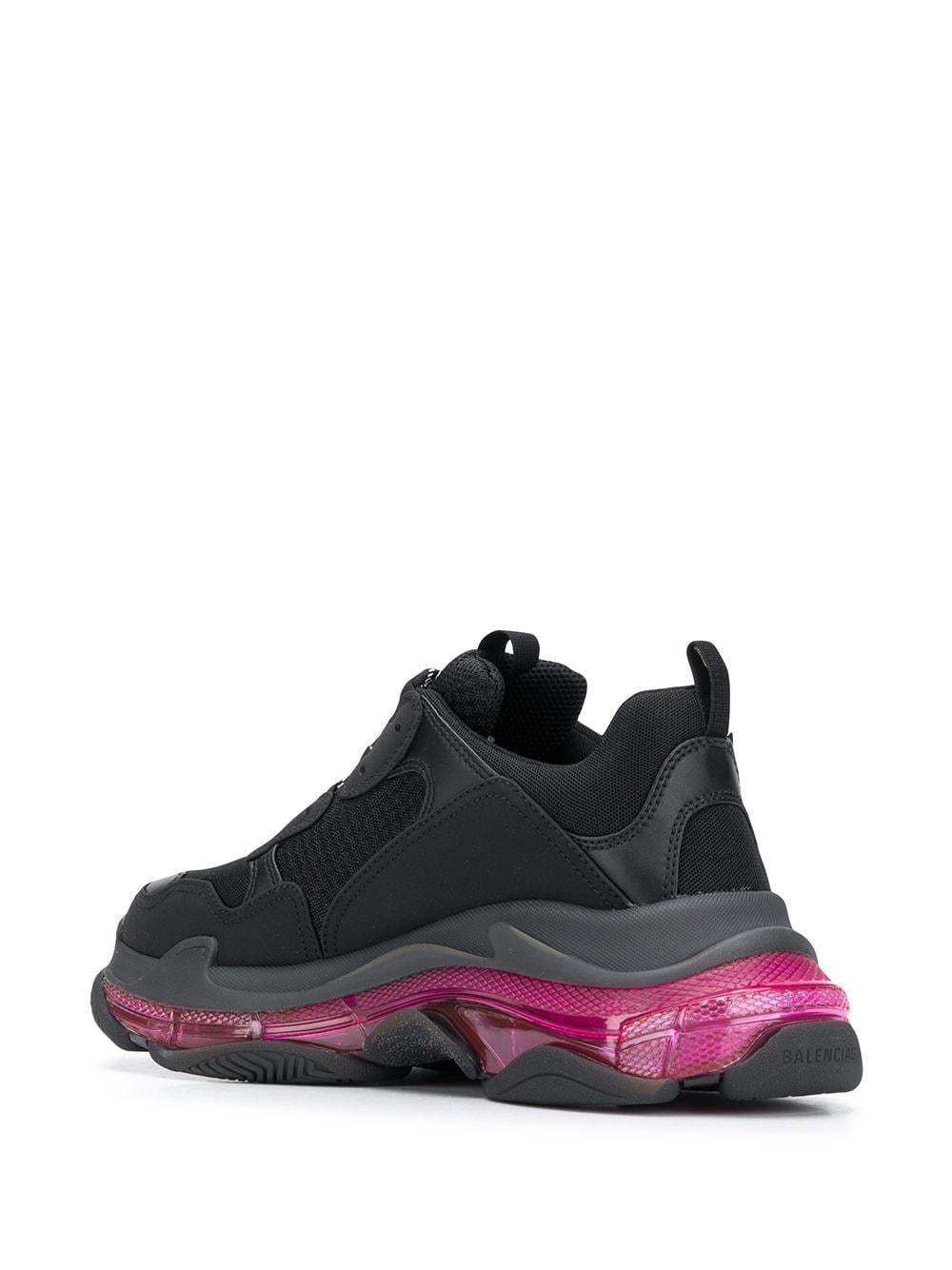 black and pink balenciagas