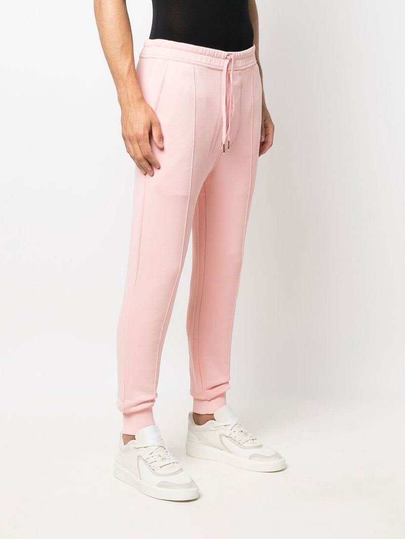 TOM FORD Four-pocket drawstring-waist track pants Pink 