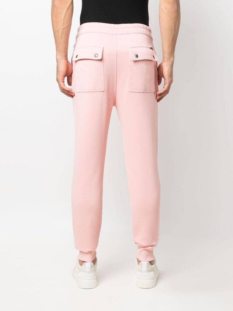 TOM FORD Four-pocket drawstring-waist track pants Pink 