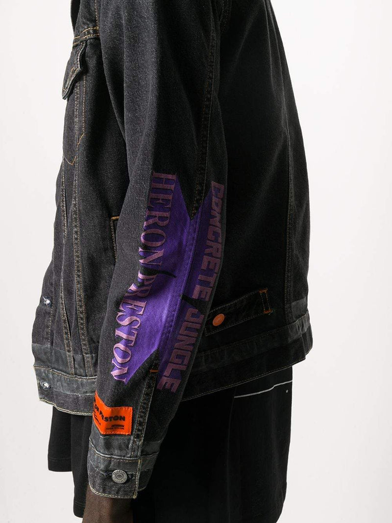 HERON PRESTON Levi's Trucker Jacket Black | MAISONDEFASHION.COM