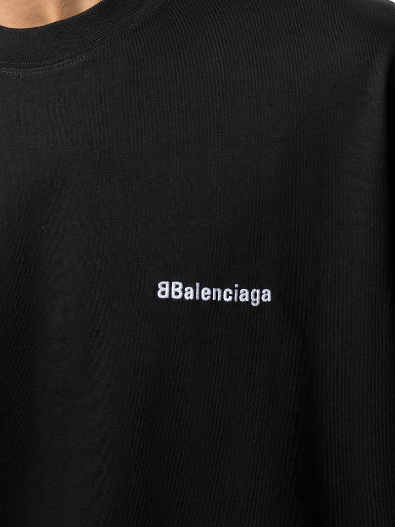 Balenciaga Classic Embroidered Logo TShirt  Nordstrom