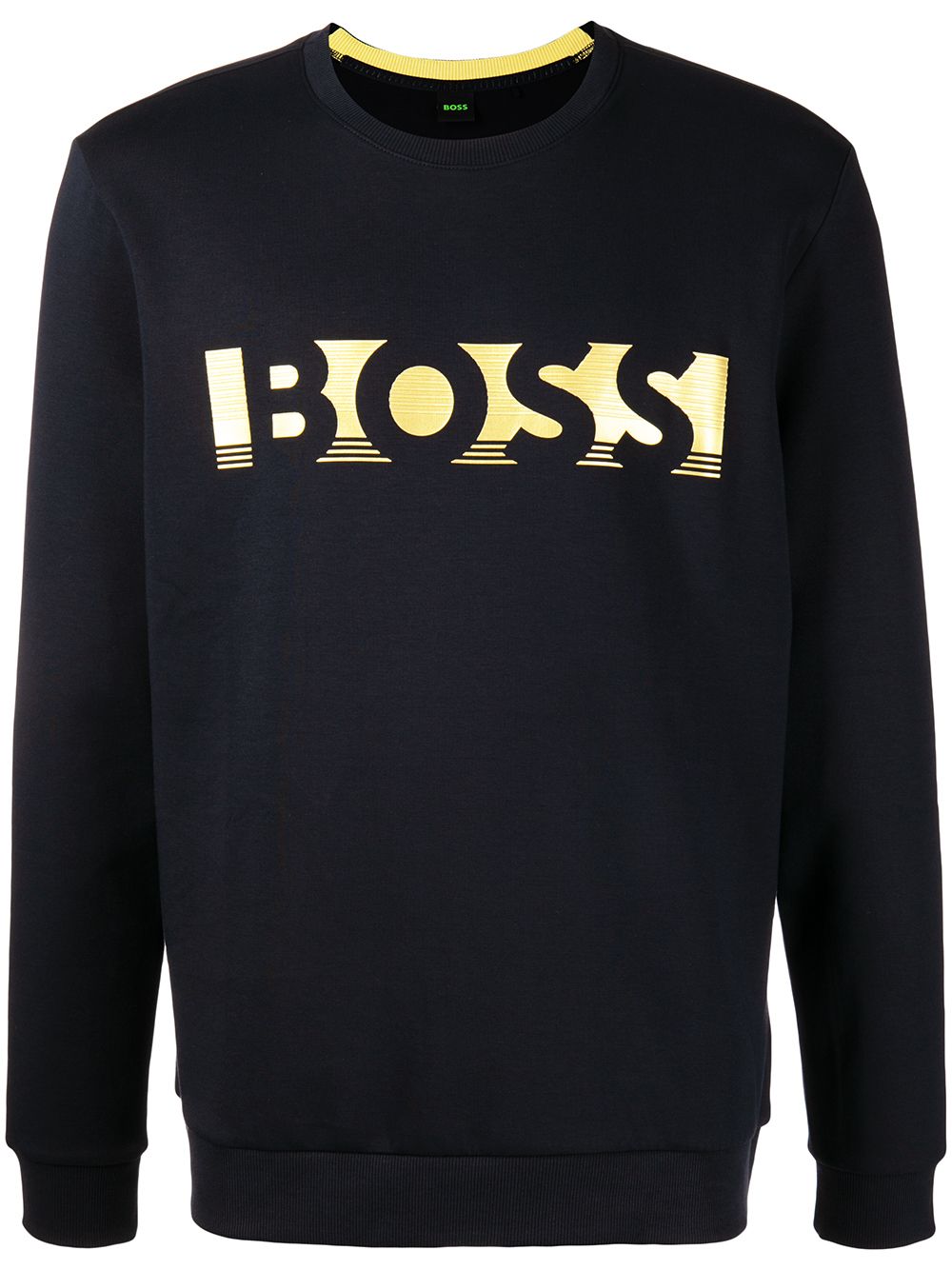 BOSS Logo-print Sweatshirt Dark Blue