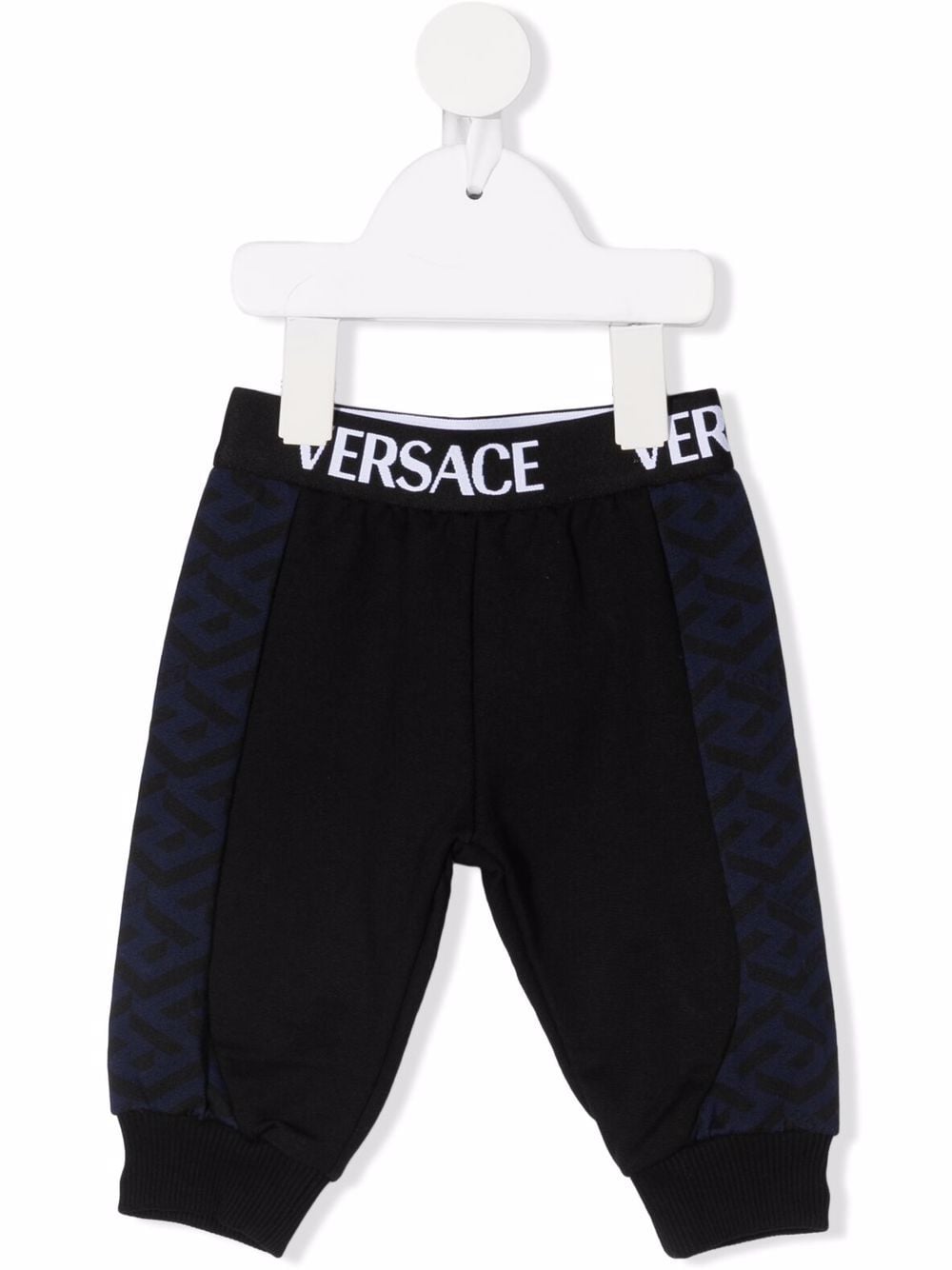 VERSACE BABY Logo-waist Cotton Track Pants