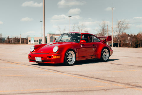 Porsche red