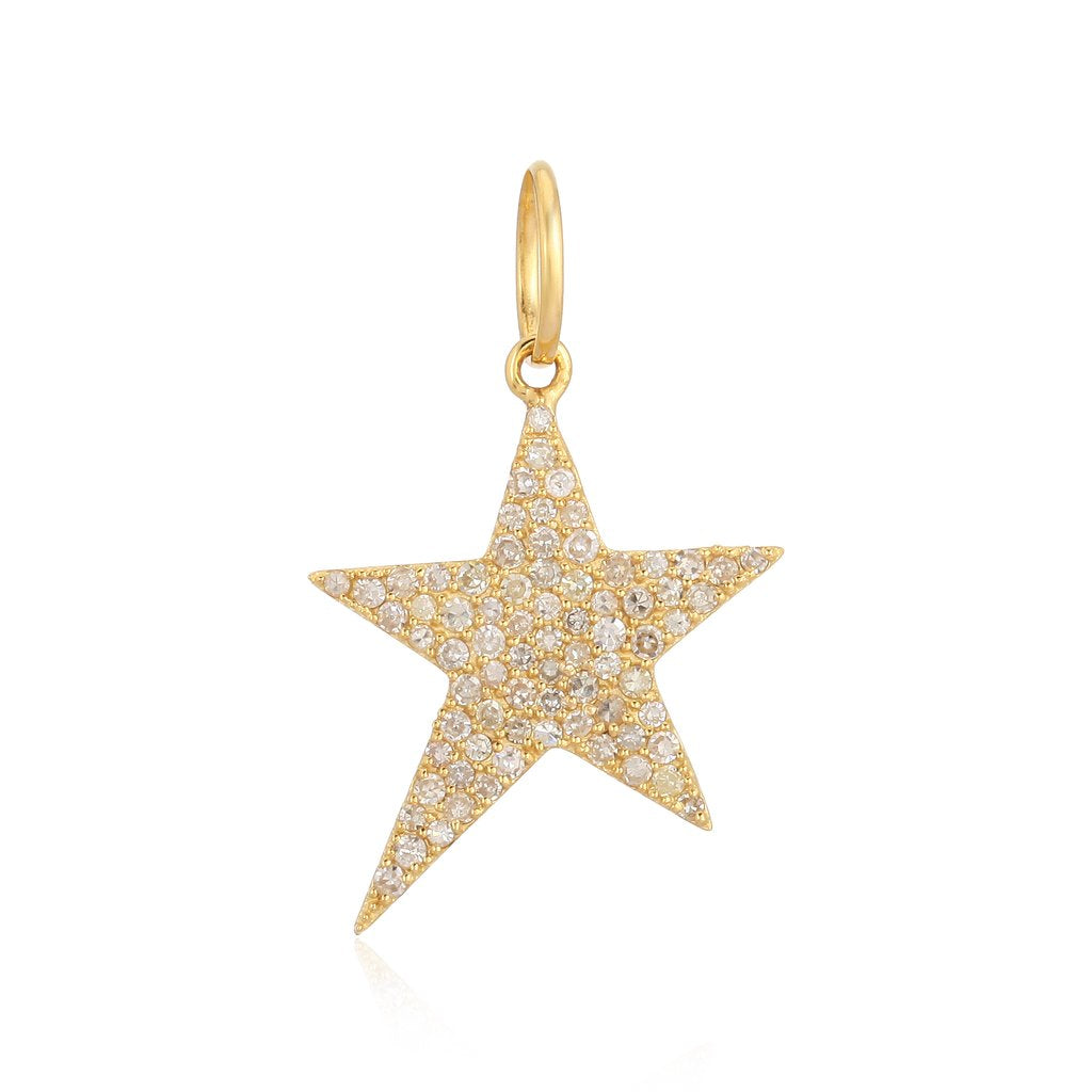 Image of Modern Pave Star Charm
