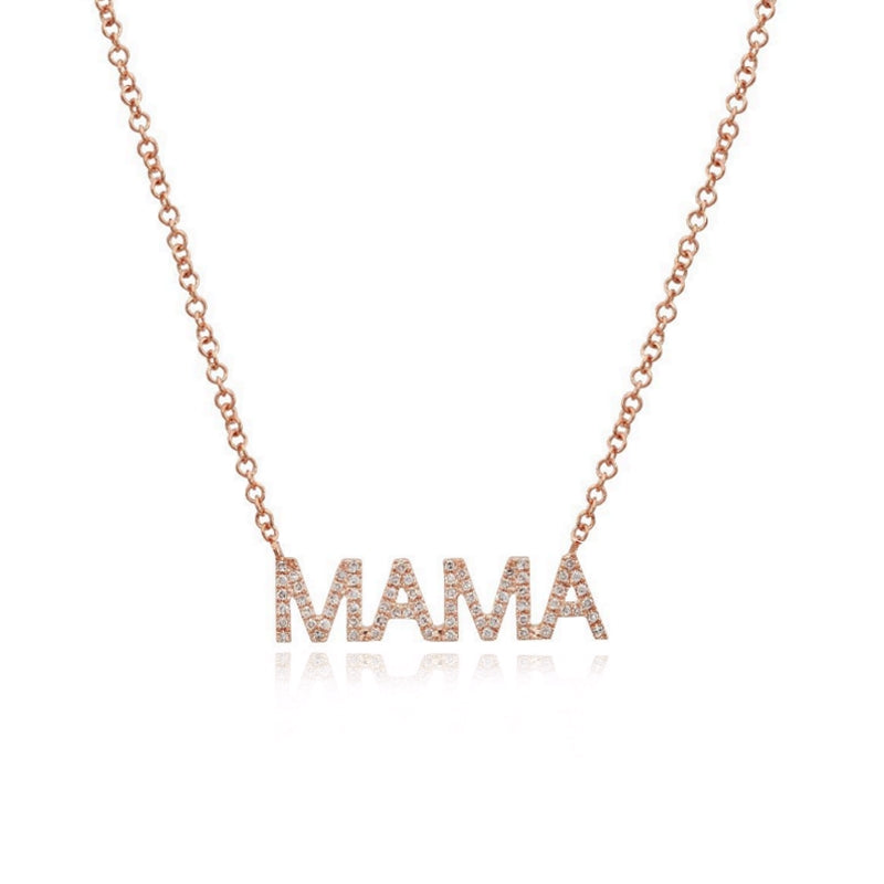Image of MAMA Diamond Necklace