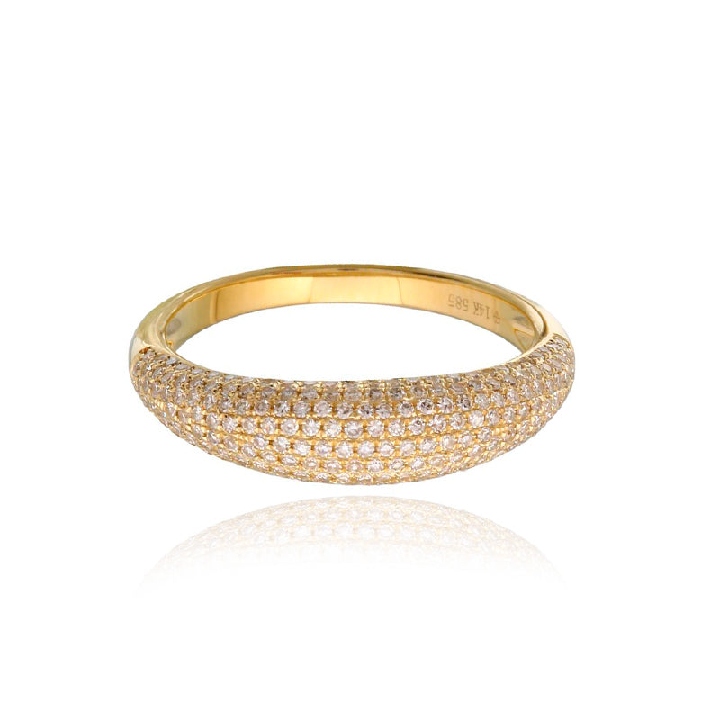 Image of Pave Dome Ring