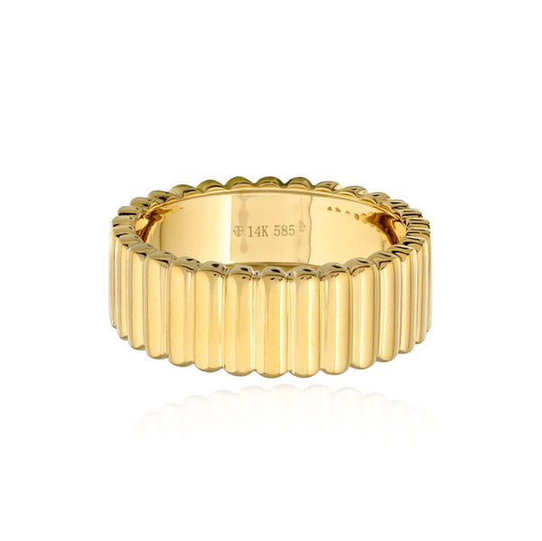 Diamond Shape Gold Ring, 18K Gold Plated Titanium Fashion Luxury State –  KesleyBoutique
