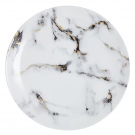 MARBLE VENICE FOG CANAP  PLATE | SET OF 4