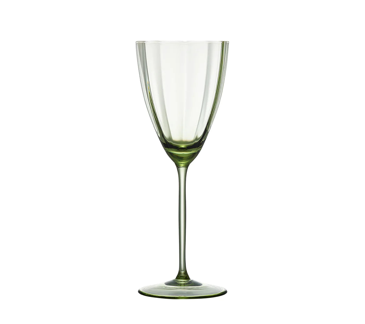 Luna Glassware Collection Green Current Home Ny