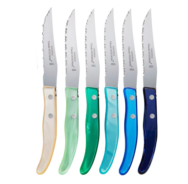 Le Thiers Steak Knives Matte Silver Set of 6 – Current Home NY