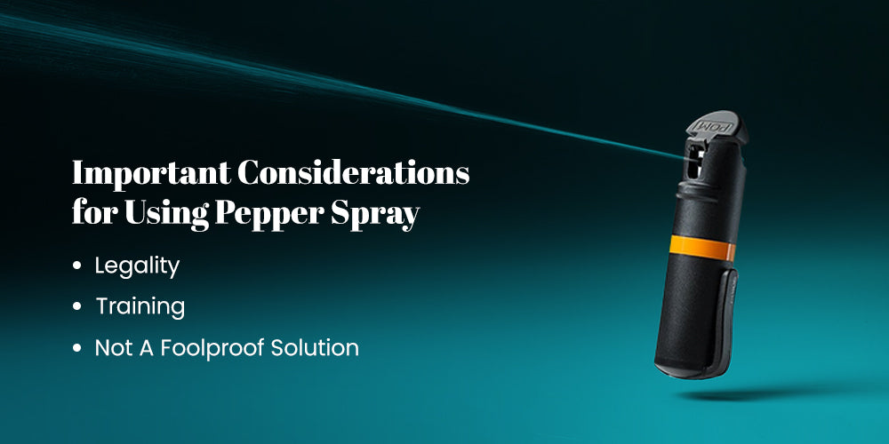 Important Considerations for Using Pepper Spray
