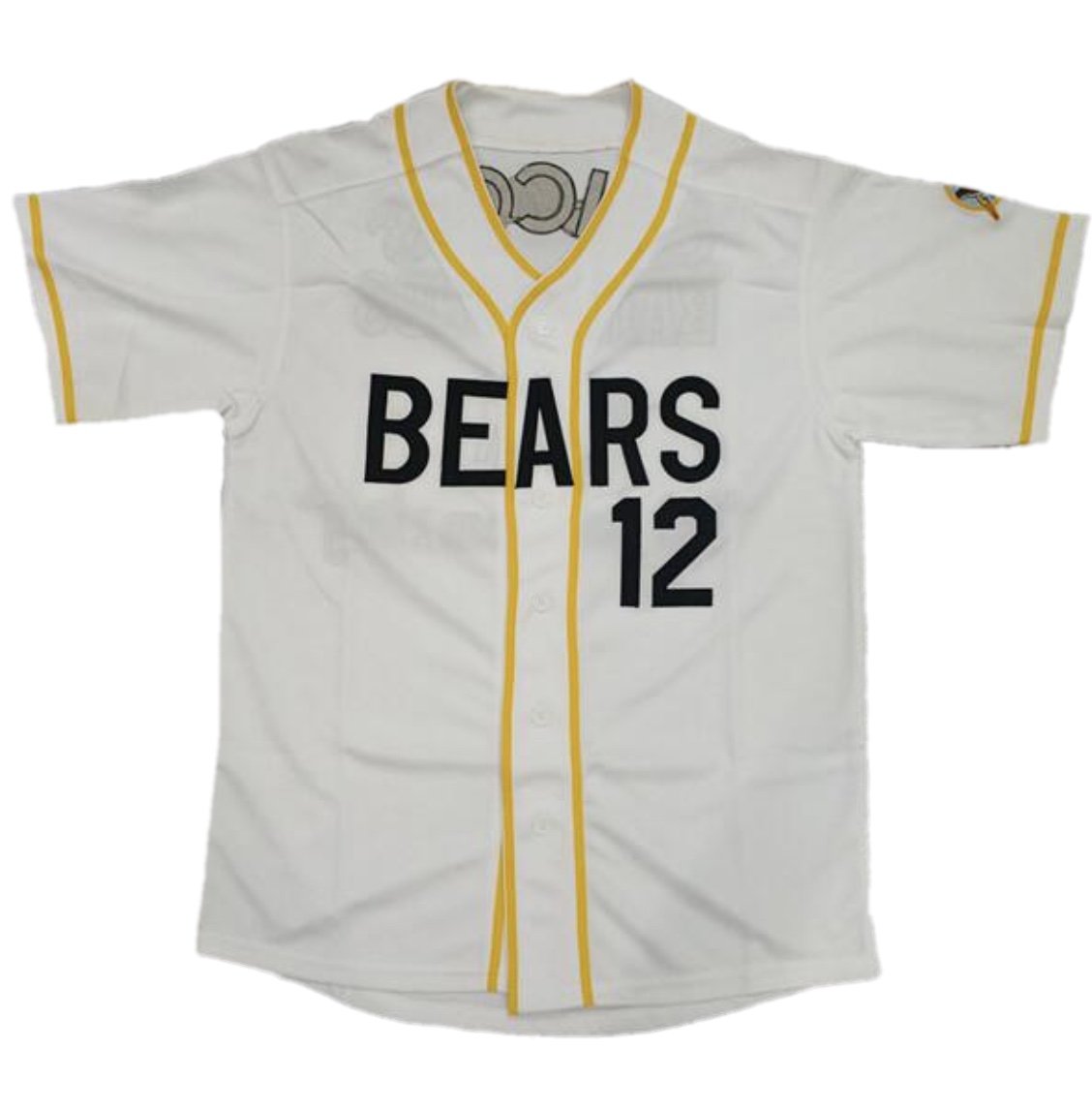 Bad News Bears Jersey Chico's Bail Bonds Baseball White Embroidered