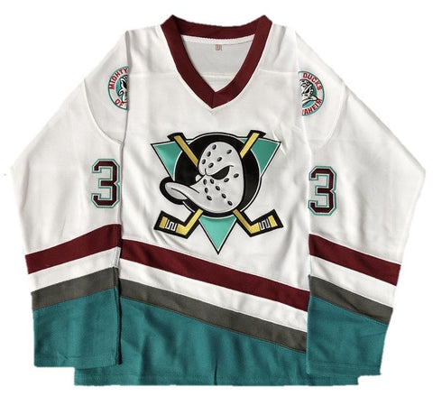 white mighty ducks jersey