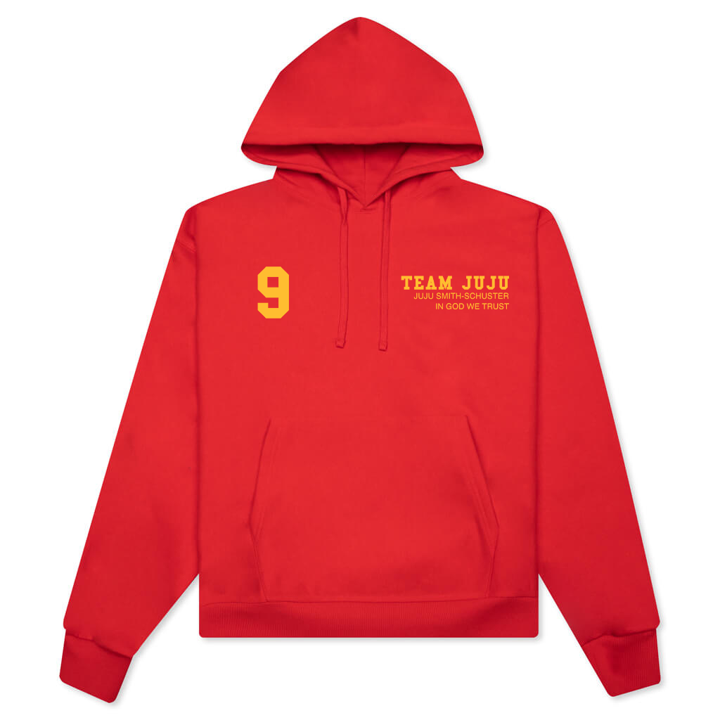 JERSEY HOODIE - RED - Team JuJu product image