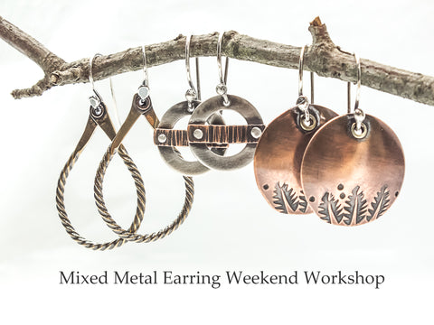 MIXED METAL EARRINGS