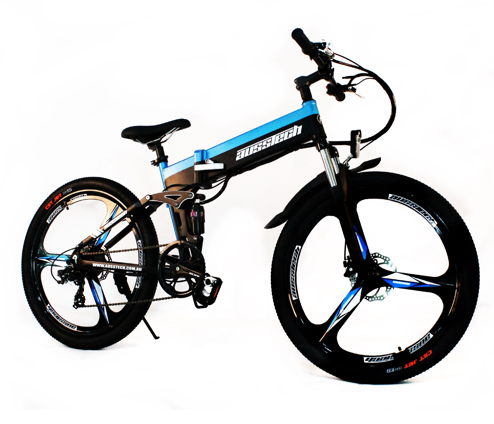 thunder electric folding mountain bike