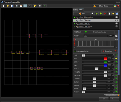 Cloning in the DMX controls feature.