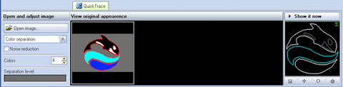 Quick Trace tool inside of Quick Show software