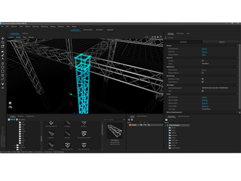 Depence 2 lighting module truss snapping example