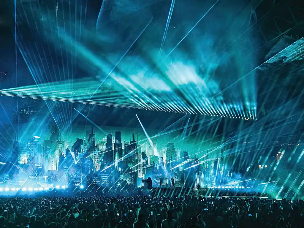 The Weeknd Till Dawn Tour lasers