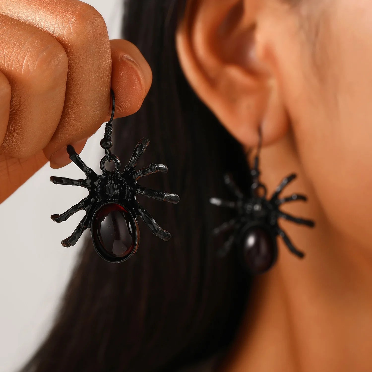 "Corlinne" Spider Bat Earrings