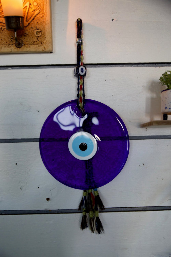 glass evil eye home protector