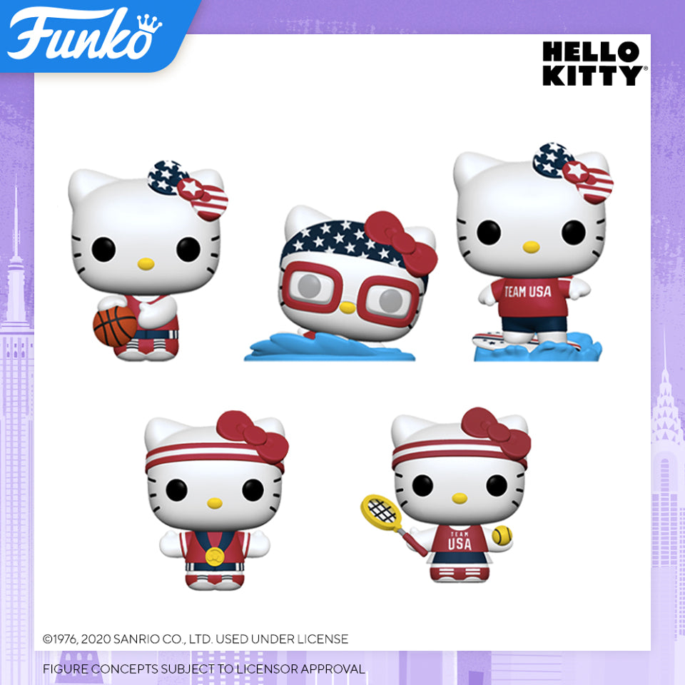 Funko Pop Sanrio Surfing Hello Kitty Hello Kitty Sports Action Figures Toy Figures Playsets General Logistic Ba