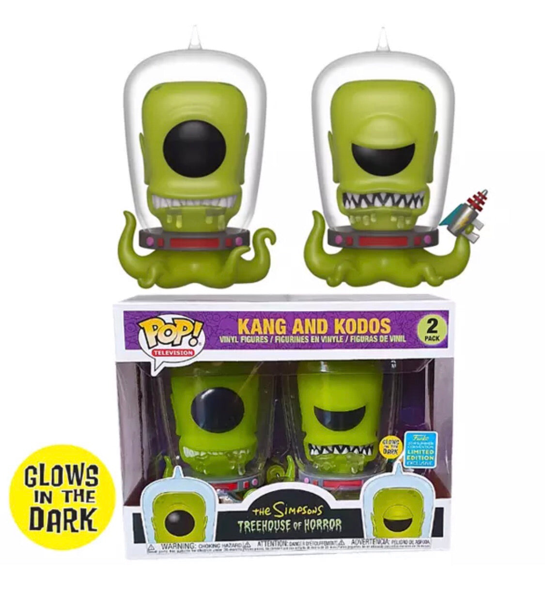 kang & kodos funko pop