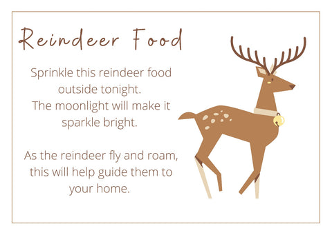 Magic Reindeer Food - Poem with Free Printables  Reindeer dust, Magic  reindeer food poem, Magic reindeer food