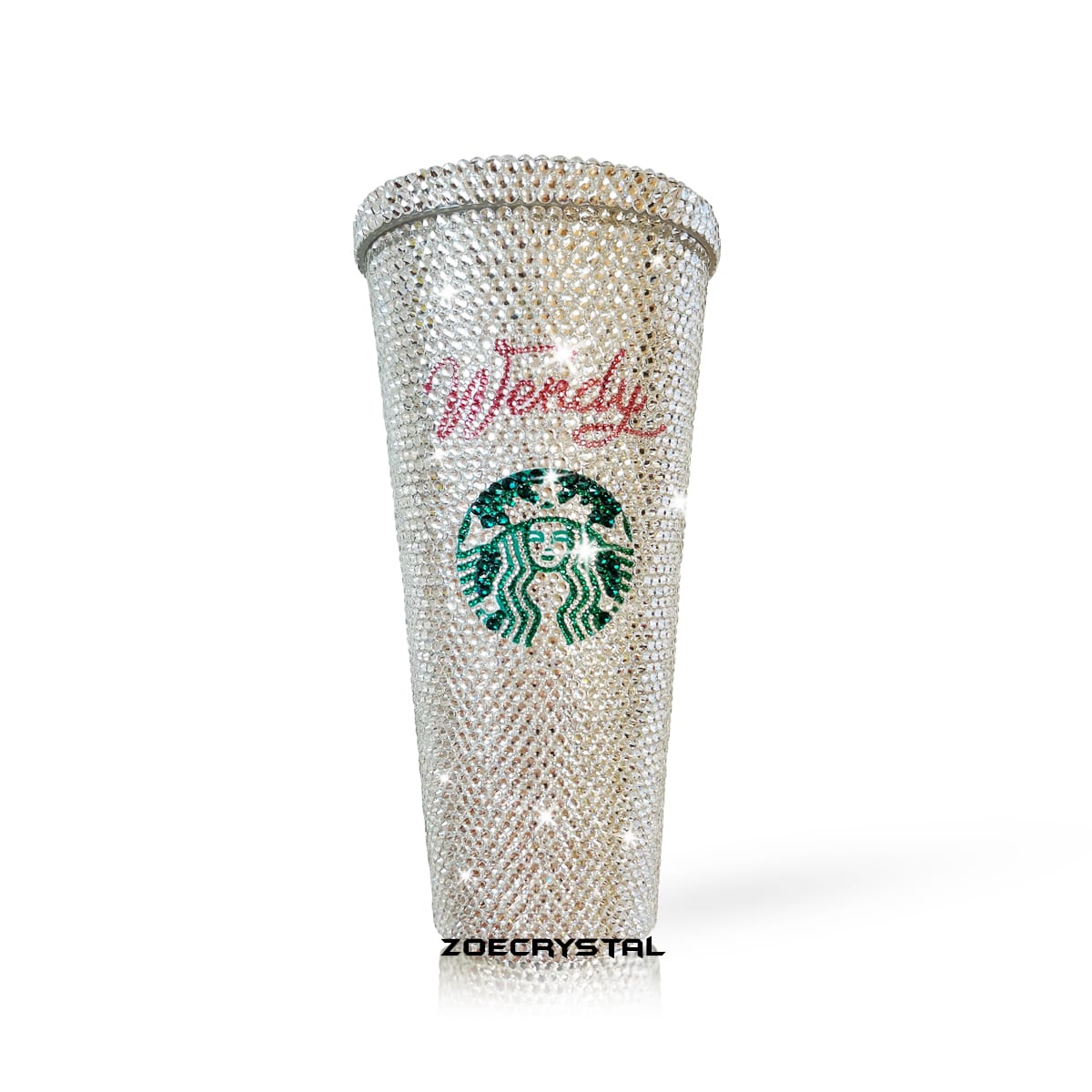 LV Starbucks Cold Cup with Personalised Name — Chelsey Style