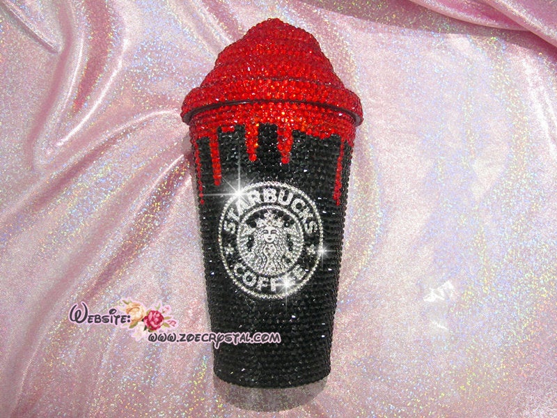 LV Starbucks Cold Cup with Personalised Name — Chelsey Style