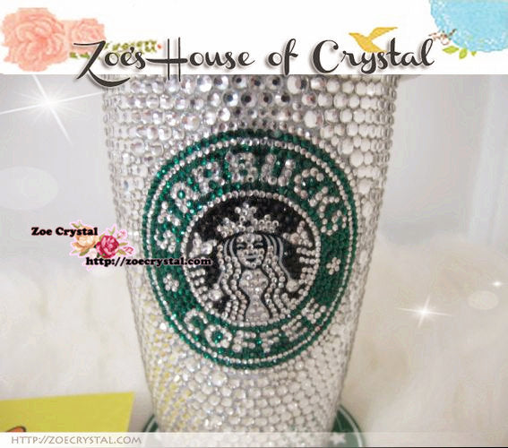 Starbucks Fashion Customized Cup with Rhinestones – Pink Fashion Nyc