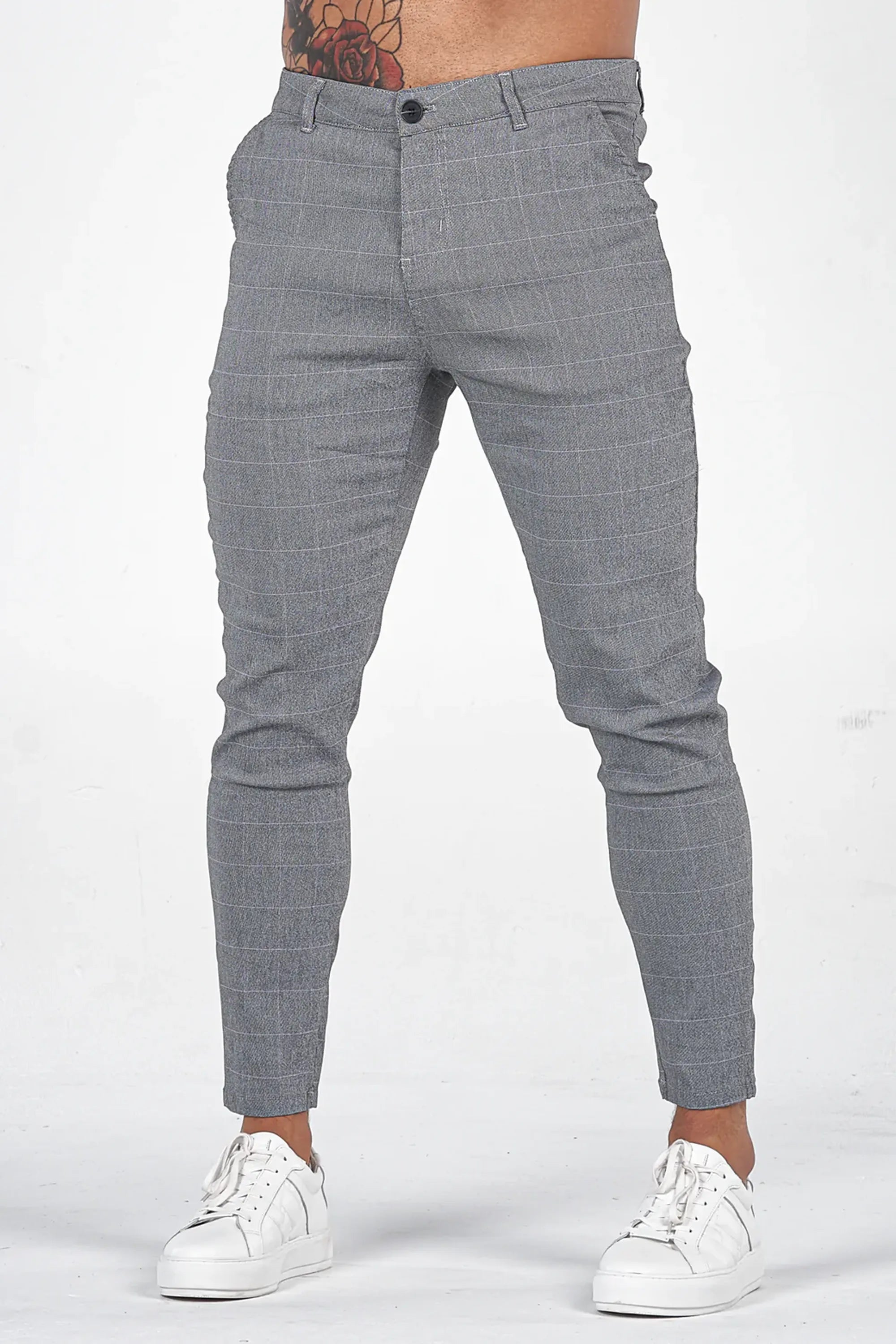 THE SIENA TROUSERS - GREY - ICON AMSTERDAM product image