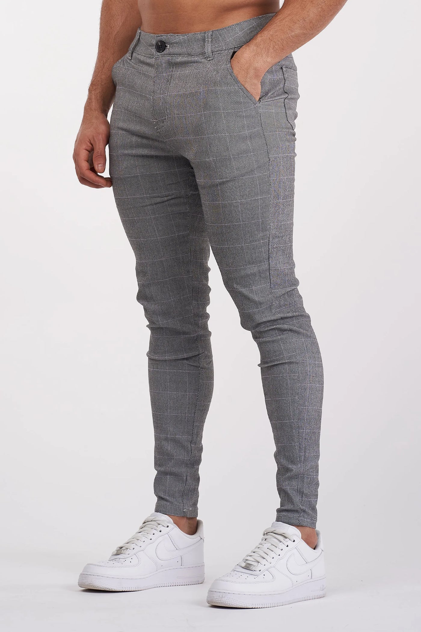 THE SIENA TROUSERS - GREY | ICON. AMSTERDAM