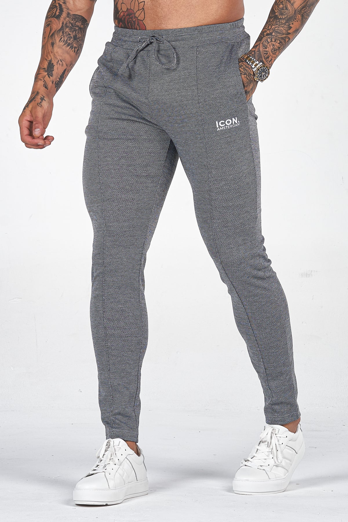 THE ACE TROUSERS - GREY | ICON. AMSTERDAM