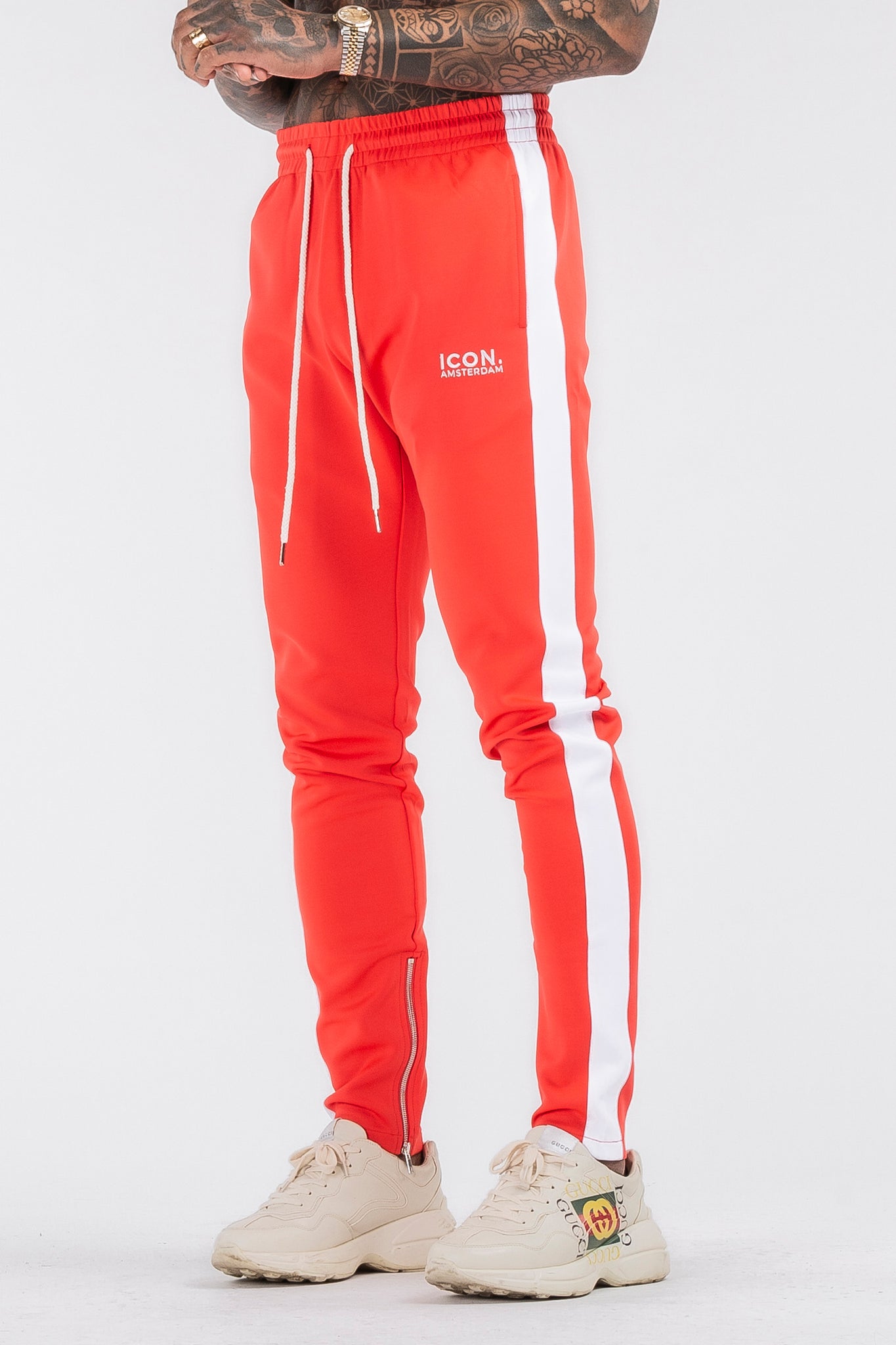 THE ICONIC TRACK PANTS - RED
