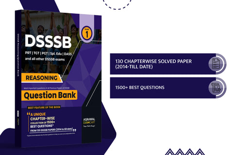 Examcart DSSSB Reasoning Question Bank for for PRTs | TGTs | PGTs | Spl. Edu | DASS For 2024 Exam in English