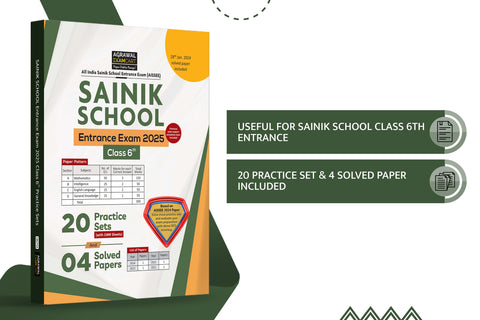 Examcart Sainik School Class 6 Practice Sets  For Entrance Exam 2025 In English