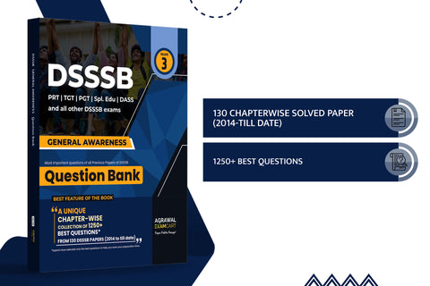 Examcart DSSSB General Awareness Question Bank for for PRTs | TGTs | PGTs | Spl. Edu | DASS For 2024 Exam in English