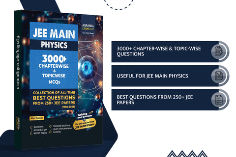 Examcart JEE Main Physics Chapter-wise & Topic-wise Solved Papers for 2024 Exam in English