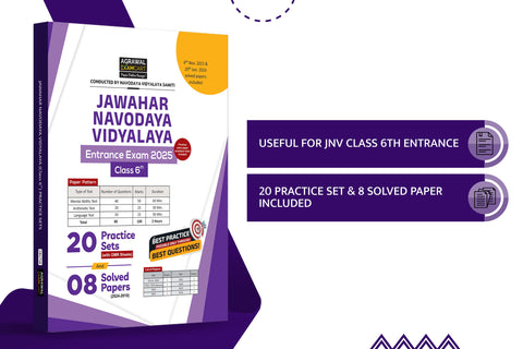 Examcart Jawahar Navodaya Vidyalaya (JNV) Class 6 Practice Sets For Entrance Exam 2025 in English